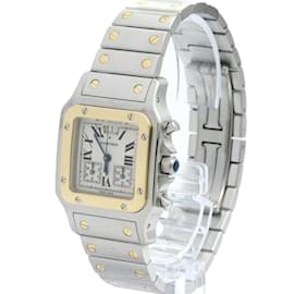 Cartier-Cartier Santos Galbee Chrono Reflex Quartz Men's Watch-Other