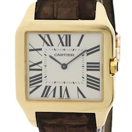 Cartier-Cartier Santos Dumont 18K Gold Hand-Winding Men's Watch-Other