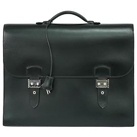 Hermès Sac à dépêches Noir