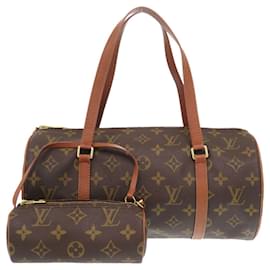 Louis Vuitton-Louis Vuitton Papillon 30 Monogram Handbag-Brown