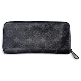 Louis Vuitton-Louis Vuitton Monogram Eclipse Long Wallet-Black,Monogram