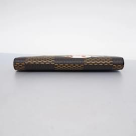 Louis Vuitton-Louis Vuitton Long Wallet Damier Giant Portefeuille Brazza N60393 Ebene-Damier ebene