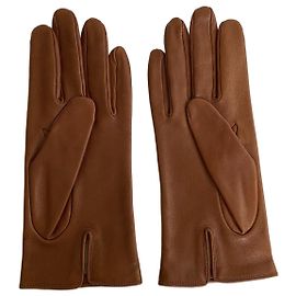Céline Handschuhe Cognac
