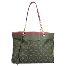 Louis Vuitton-Louis Vuitton Pallas Shopper Monogram Shoulder Bag-Brown,Other