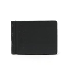 Louis Vuitton-Louis Vuitton Taiga Bi-fold Wallet Money Clip-Black