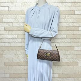 Louis Vuitton-Louis Vuitton Eva Damier Handbag-Brown,Damier ebene