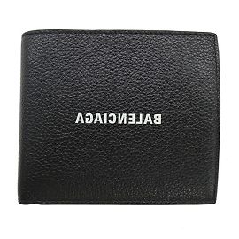 Portafoglio bifold da uomo Balenciaga Nero
