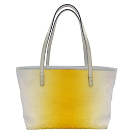 Fendi-Fendi Women's Yellow Nylon Tote Bag-Yellow