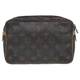 Louis Vuitton-LOUIS VUITTON Monogram Compiegne 23 Clutch Bag M51847 LV Auth 92726-Monogram