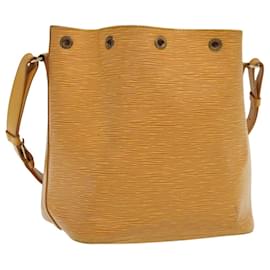 Louis Vuitton-LOUIS VUITTON Epi Petit Noe Shoulder Bag Yellow M44102 LV Auth bs18364-Yellow