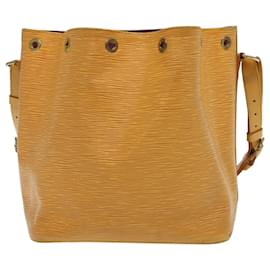 Louis Vuitton-LOUIS VUITTON Epi Petit Noe Shoulder Bag Yellow M44102 LV Auth bs18364-Yellow