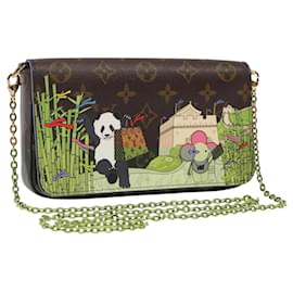 Louis Vuitton-LOUIS VUITTON Monogram Vivienne Pochette Felice Shoulder Bag M80992 Auth 93696S-Monogram