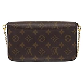 Louis Vuitton-LOUIS VUITTON Monogram Vivienne Pochette Felice Shoulder Bag M80992 Auth 93696S-Monogram