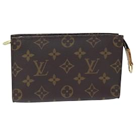 Louis Vuitton-LOUIS VUITTON Monogram Bucket PM Accessory Pouch LV Auth 92901-Monogram