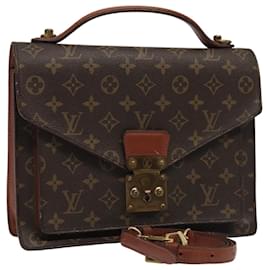 Louis Vuitton-LOUIS VUITTON Monogram Monceau 28 Hand Bag 2way M51185 LV Auth 94560-Monogram