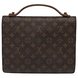 Louis Vuitton-LOUIS VUITTON Monogram Monceau 28 Hand Bag 2way M51185 LV Auth 94560-Monogram