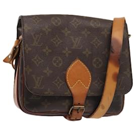 Louis Vuitton-LOUIS VUITTON Monogram Cartouchiere MM Shoulder Bag M51253 LV Auth 93728-Monogram