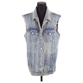 All Saints Blue sleeveless jacket Blue