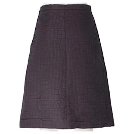 Fendi-Fendi Fendissime Purple Quilted Skirt-Dark red,Purple