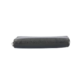 Louis Vuitton-Louis Vuitton Zippy Coin Purse Taiga Case-Black