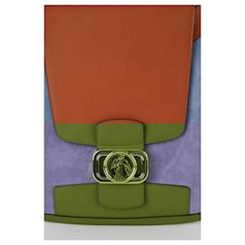 Lanvin-Leather shoulder bag-Brown