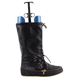 JW Anderson-Leather boots-Black