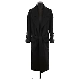 Balmain Wool coat Black