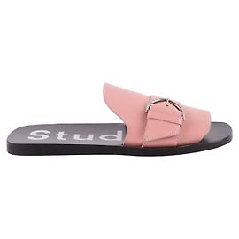 Acne Leather sandals Pink