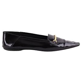Saint Laurent Lackleder Ballerinas Schwarz