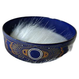 Michaela Frey Wille bangle. White Blue Golden