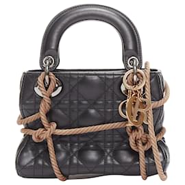 Dior-Christian Dior Morgane Tschiember Limited Edition Lady Dior Bag-Black
