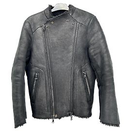 Balmain Jacken T.International S Leder Schwarz