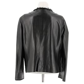 Dior-Dior jackets T.FR 44 Leather-Black