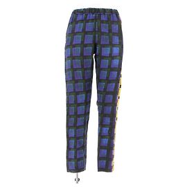 Pantalones Dries Van Noten T.FR 34 Seda Multicolor