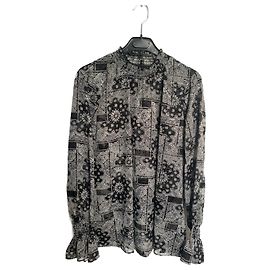 The Kooples Top Nero Bianco