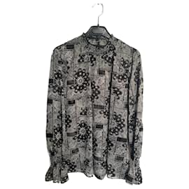 The Kooples Tops Schwarz Weiß