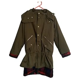 Maje-Coats, Outerwear-Black,Red,Khaki