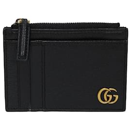 Gucci-Gucci GG Marmont Black Coin Case-Black