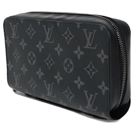 Louis Vuitton-Louis Vuitton Long Wallet Zippy XL-Black