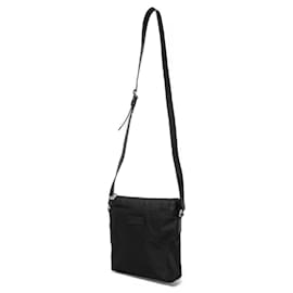 Gucci-Gucci Black Nylon Canvas Messenger Bag-Black
