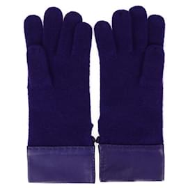 Hermès-Hermes Cashmere and Lambskin Gloves-Other
