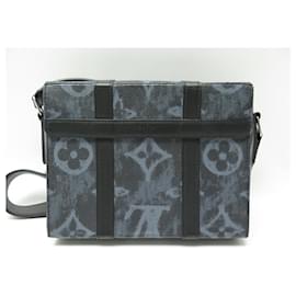 Louis Vuitton-LOUIS VUITTON MESSENGER SOFT TRUNK MONOGRAM PASTEL VIRGIL ABLOH HANDBAG-Dark grey
