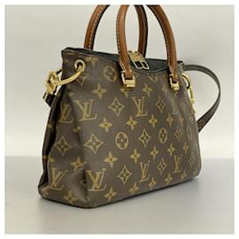Louis Vuitton-Louis Vuitton Monogram Pallas BB Handbag-Brown,Black