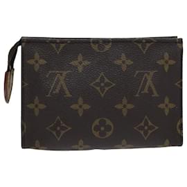 Louis Vuitton-LOUIS VUITTON Monogram Poche Toilette 15 Pouch M47546 LV Auth th5308-Monogram