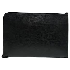 Autre Marque-Burberrys Briefcase Leather Black Auth bs18368-Black