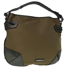 Autre Marque-Burberrys Shoulder Bag Nylon Brown Auth bs18365-Brown