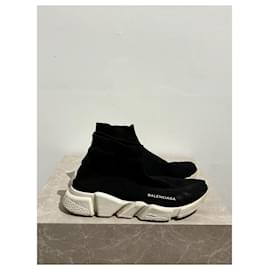 Balenciaga-BALENCIAGA Trainers T.EU 40 Cloth-Black