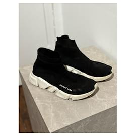Balenciaga-BALENCIAGA Trainers T.EU 40 Cloth-Black