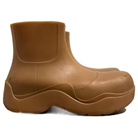 BOTTEGA VENETA Botas de tornozelo T.EU 40 Borracha Camelo