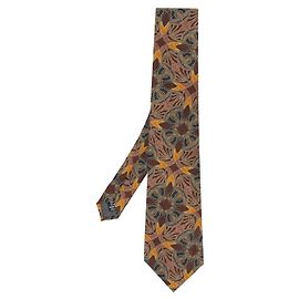 Gianfranco Ferré Brown Printed Silk Tie Brown